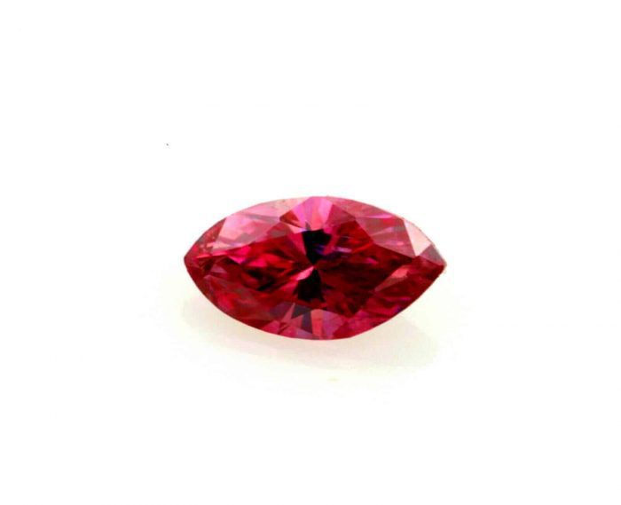 Real 0.06ct Natural Loose Fancy Vivid Pink Sweet Red Color Diamond GIA Marquise