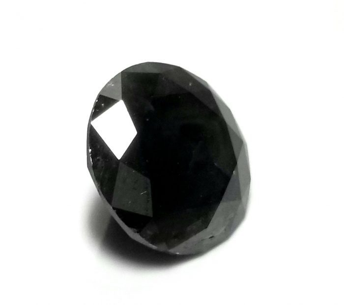 3.40ct Black Diamond - Natural Loose Fancy Black (Not Treated) Color Round - Image 4