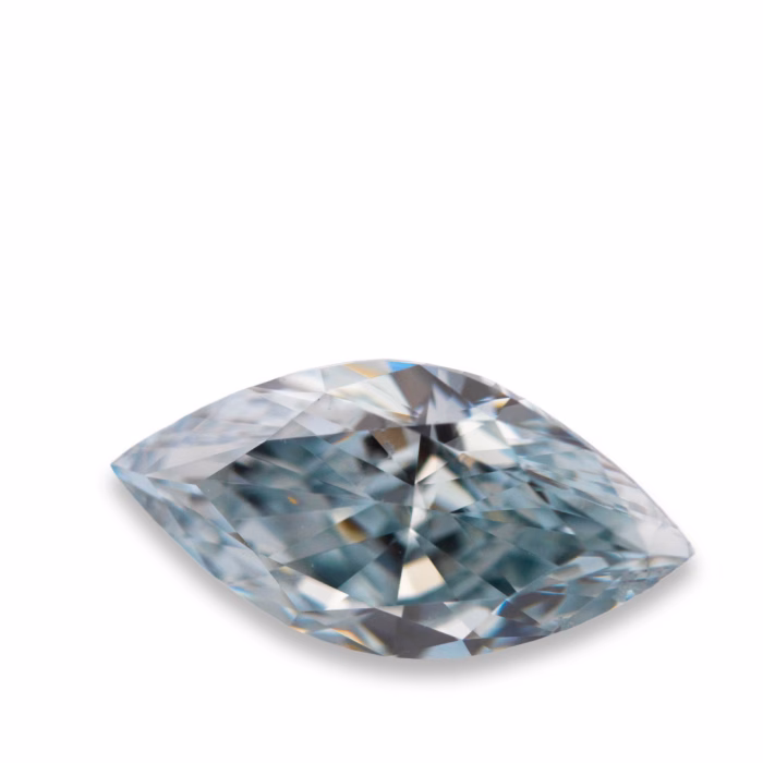 Blue Diamond - 0.37ct Natural Loose Fancy Blue Color Diamond VVS1 GIA Marquise - Image 5