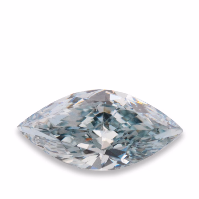 Blue Diamond - 0.37ct Natural Loose Fancy Blue Color Diamond VVS1 GIA Marquise - Image 6