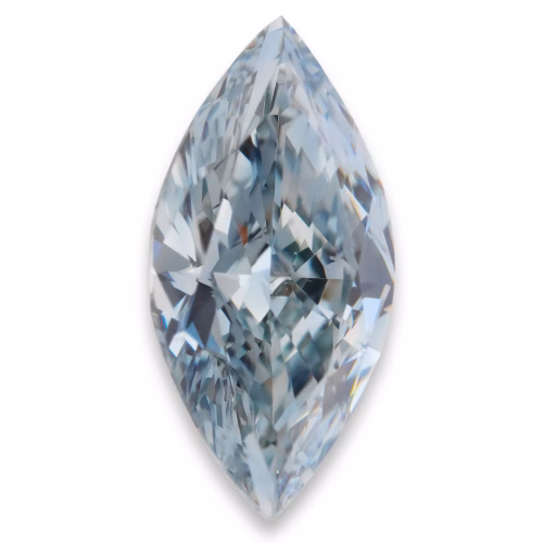 Blue Diamond - 0.37ct Natural Loose Fancy Blue Color Diamond VVS1 GIA Marquise