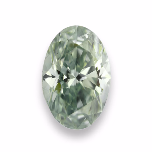 Chameleon Diamond - 1.01ct Natural Loose Fancy Gray Yellow Green Oval GIA SI2