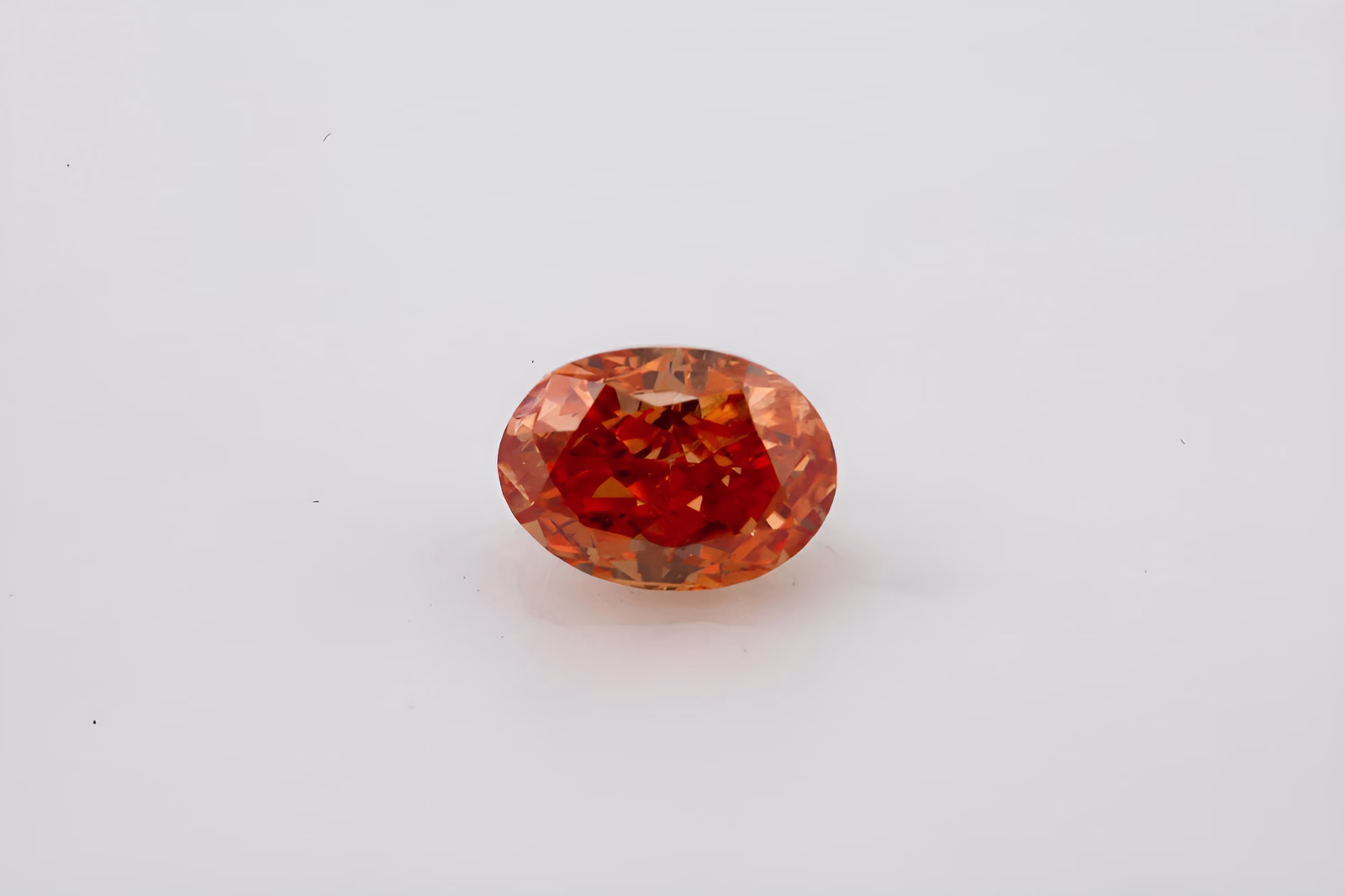 Extreamly Rare - Red Fluorescent Diamond 0.19ct Orange Diamond Collectors GIA - Image 4