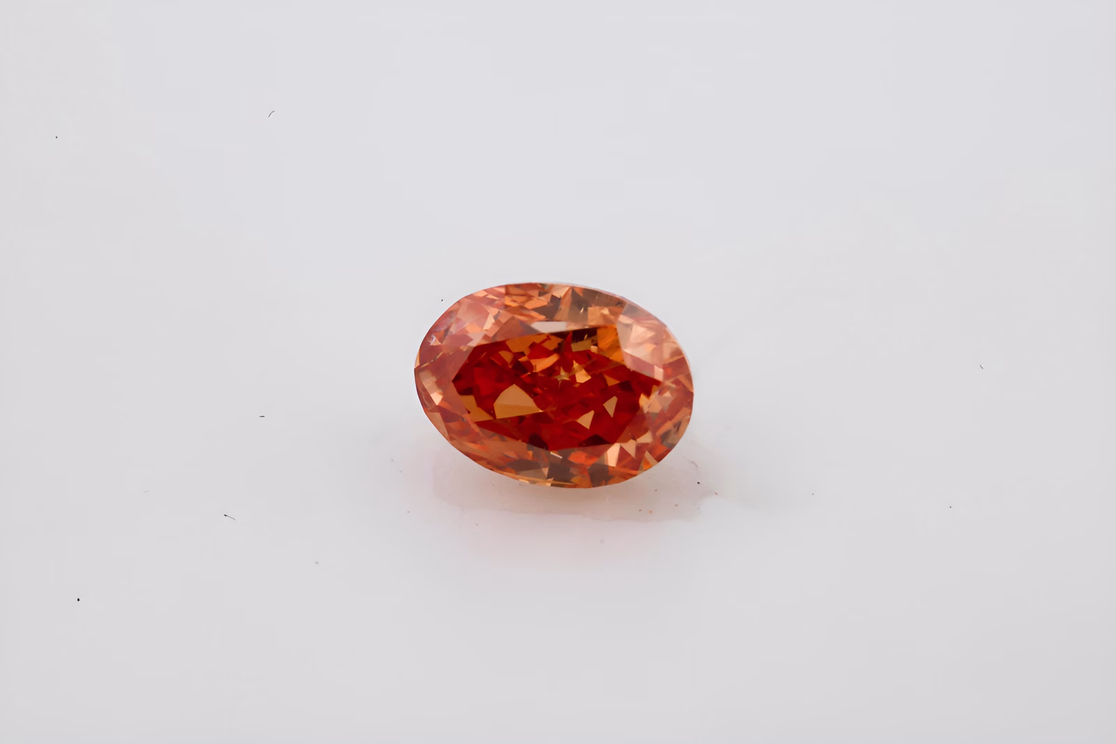 Extreamly Rare - Red Fluorescent Diamond 0.19ct Orange Diamond Collectors GIA - Image 5