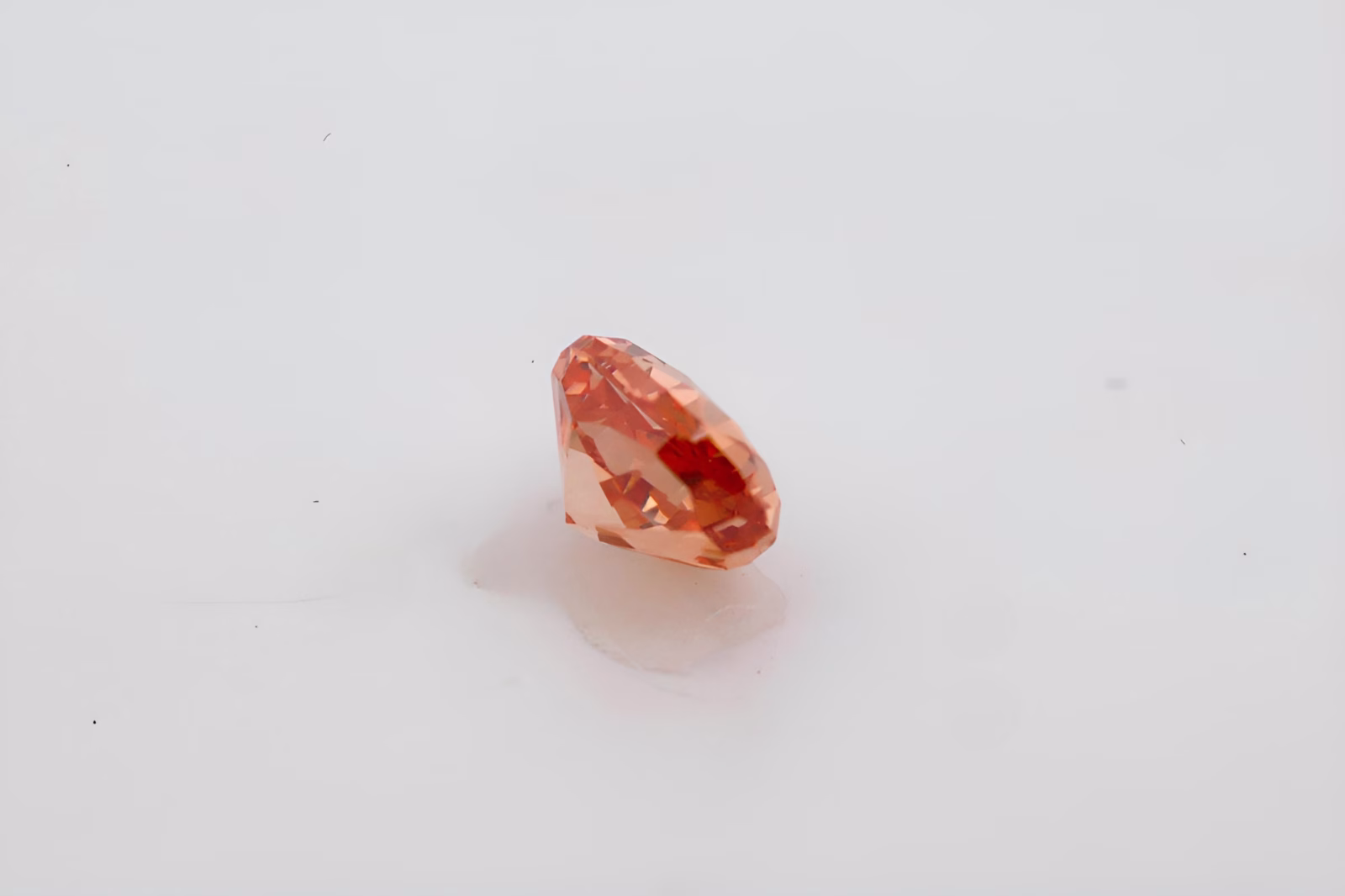 Extreamly Rare - Red Fluorescent Diamond 0.19ct Orange Diamond Collectors GIA - Image 7