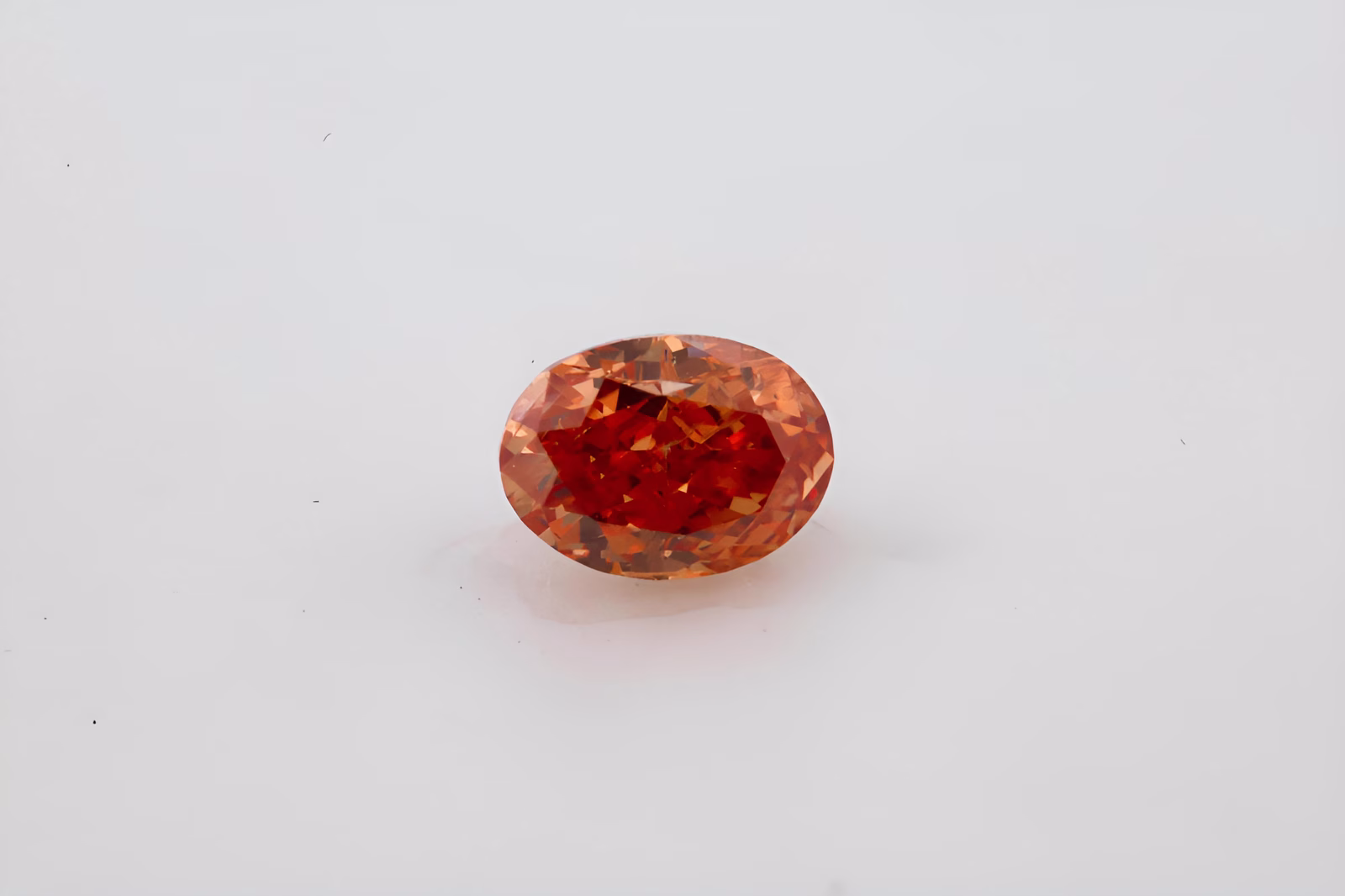 Extreamly Rare - Red Fluorescent Diamond 0.19ct Orange Diamond Collectors GIA - Image 8