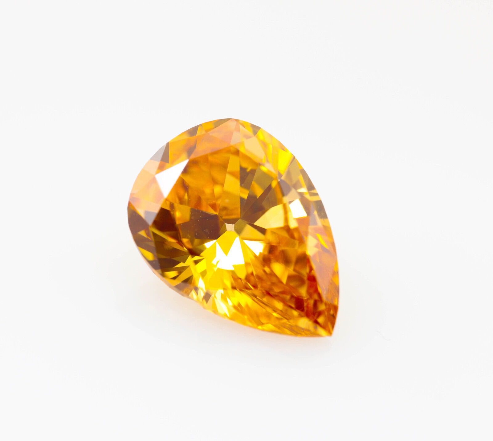 Orange Diamond 1.01ct Natural Loose Fancy Vivid Yellow Orange