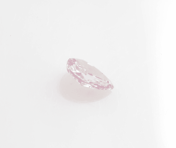 Pink Diamond - 0.09ct Natural Loose Fancy Purole Pink Color Diamond GIA Pear - Image 4