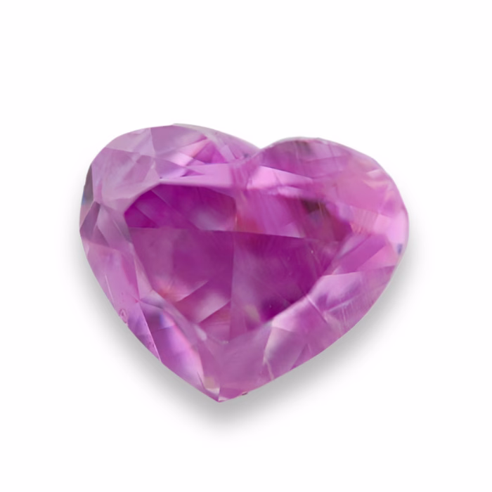 Purple Diamond 0.49ct Natural Loose Fancy Intense Purple Diamond From Heart GIA - Image 4