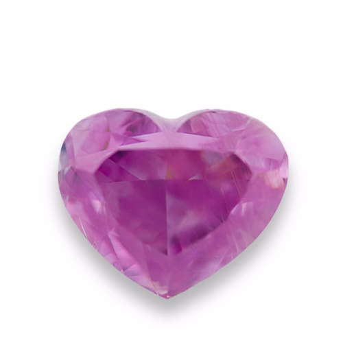 Purple Diamond 0.49ct Natural Loose Fancy Intense Purple Diamond From Heart GIA