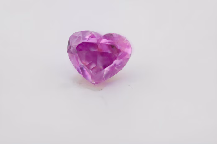 Purple Diamond 0.49ct Natural Loose Fancy Intense Purple Diamond From Heart GIA - Image 8