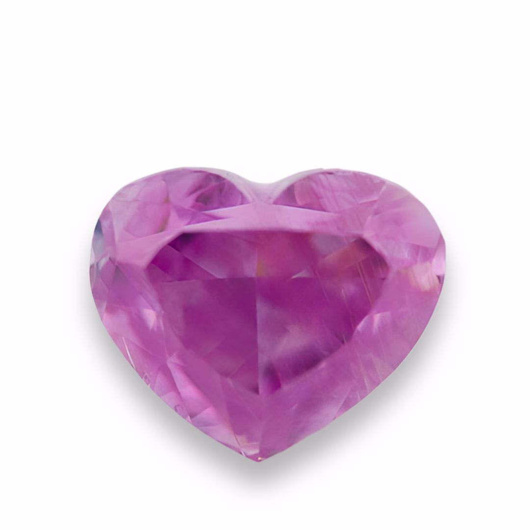 Purple Diamond 0.49ct Natural Loose Fancy Intense Purple Diamond From Heart GIA