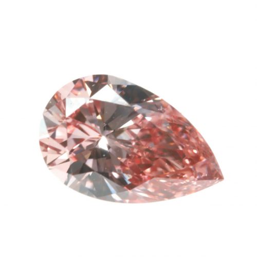 Argyle 0.15ct Natural Loose Fancy Intense Orangy Pink Color Diamond GIA Pear VS1