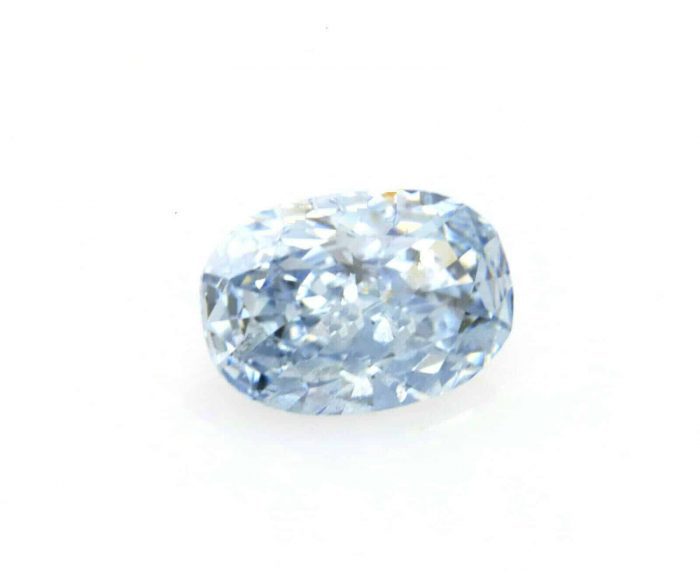 Blue Diamond - 0.25ct Natural Loose Fancy Blue Color Diamond GIA Cushion 4 Ring - Image 5