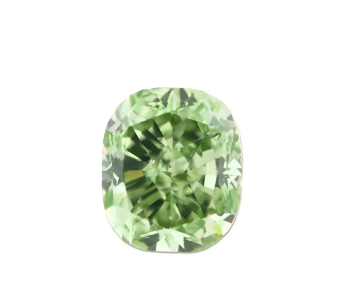 Green Diamond - Natural Loose 0.56ct Fancy Yellow Green Color GIA Oval SI2 - Image 2