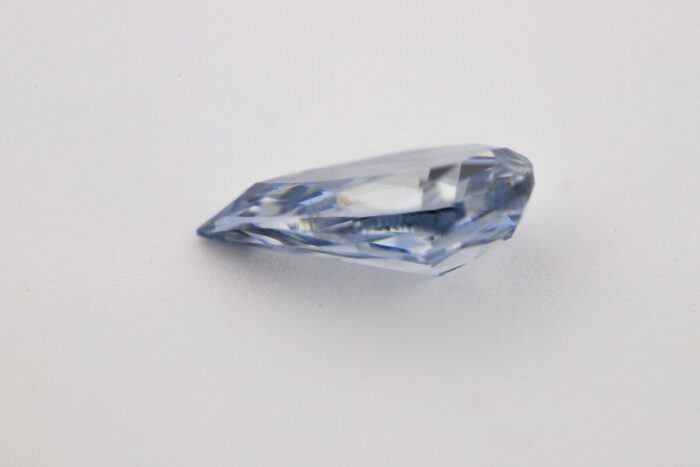 Blue Diamond - 0.20ct Natural Loose Fancy Grayish Blue Color GIA Pear Shape SI2 - Image 4