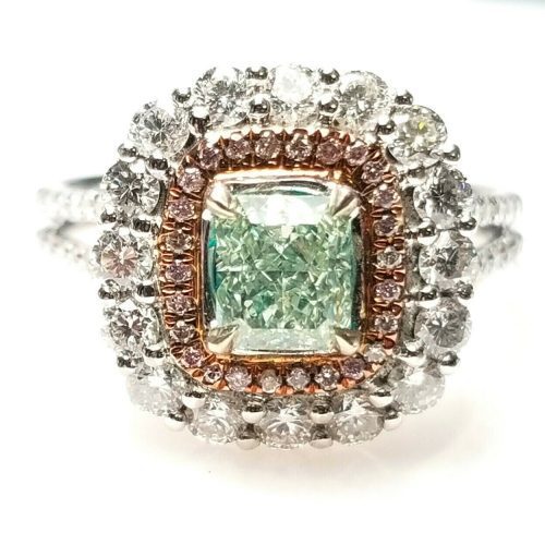 green diamond ring