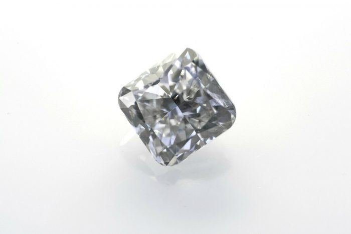 cushion gray diamond