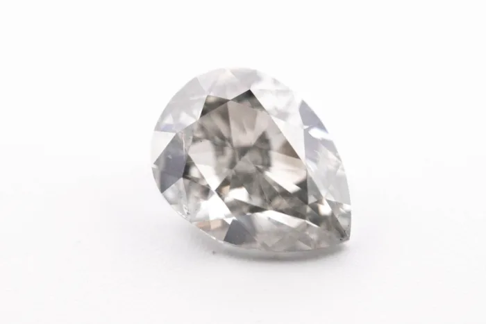 Gray Diamond - 1.02ct Natural Loose Fancy Gray Color Diamond GIA Pear SI1 - Image 2