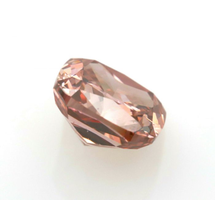 Pink Diamond – 0.34ct ARGYLE Natural Loose Fancy Deep Orangy Pink Color PC2 VS1 - Image 4