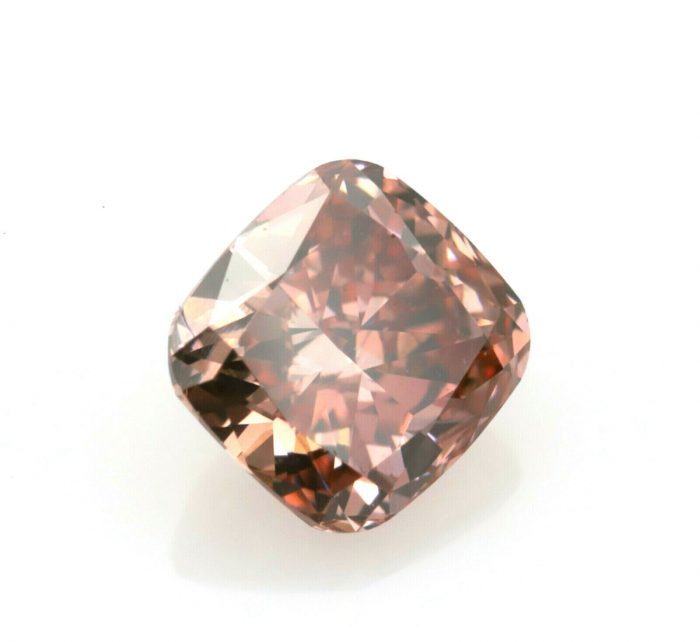 Pink Diamond – 0.34ct ARGYLE Natural Loose Fancy Deep Orangy Pink Color PC2 VS1 - Image 5