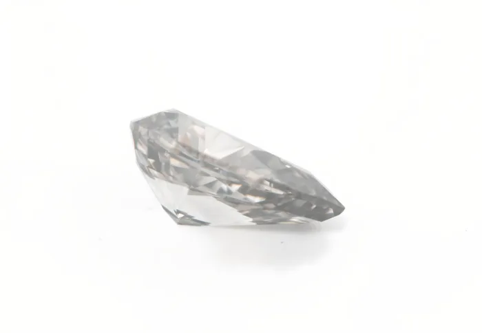 Pure Gray Diamond - 1.02ct Natural Loose Fancy Gray Color Pear shape SI2 - Image 6