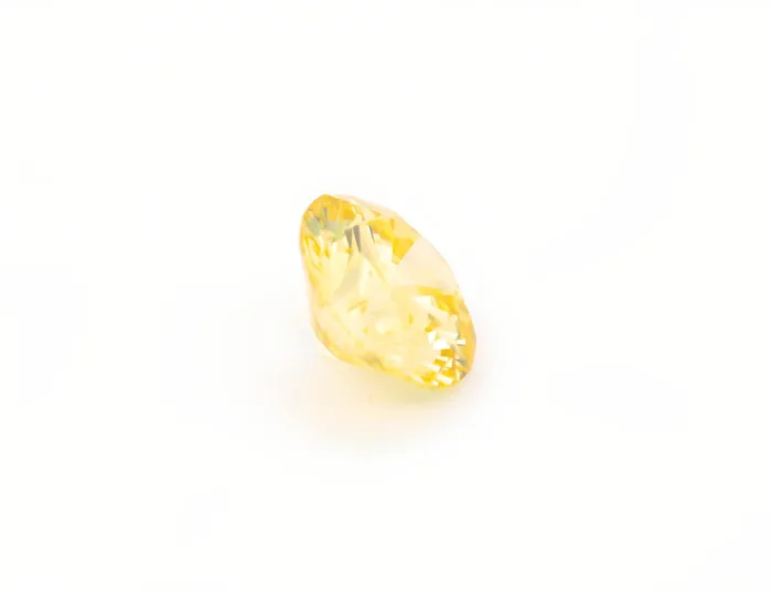 0.58ct Natural Loose Fancy Intense Greenish Yellow Diamond GIA Round SI2 - Image 4