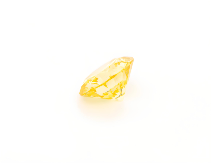 0.58ct Natural Loose Fancy Intense Greenish Yellow Diamond GIA Round SI2 - Image 5