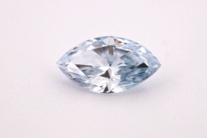 Blue Diamond - 0.06ct Natural Loose Fancy Light Blue Color Diamond GIA Marquise - Image 4