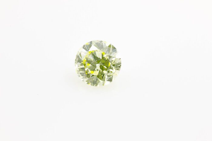 Neon Green Diamond - 0.39ct Natural Loose Fancy Green Yellow GIA Round Diamond - Image 4