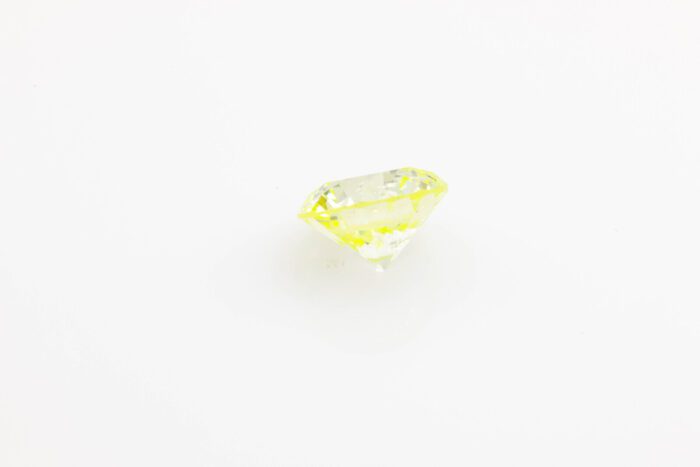 Neon Green Diamond - 0.39ct Natural Loose Fancy Green Yellow GIA Round Diamond - Image 7