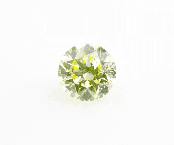 Neon Green Diamond - 0.39ct Natural Loose Fancy Green Yellow GIA Round Diamond - Image 2