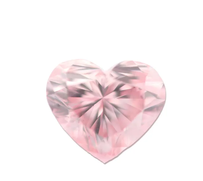 0.18ct Natural Loose Fancy Intense Pink 6P Diamond From Argyle AUS GIA Heart SI2 - Image 2