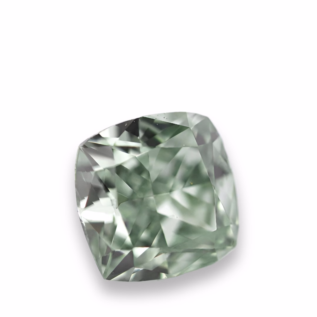 Chameleon Diamond - 0.27ct Natural Loose Fancy Green Chamelon VVS1 GIA Cushuion - Image 4