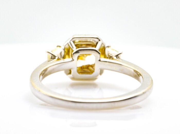 Fancy Light Yellow Diamond Engagement Ring 1.78ct Natural Flawless IF GIA 18K - Image 8