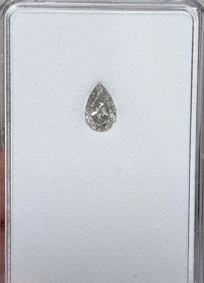 Gray Diamond - 1.20ct Natural Loose Fancy Gray Color Diamond GIA Pear SI1 - Image 6