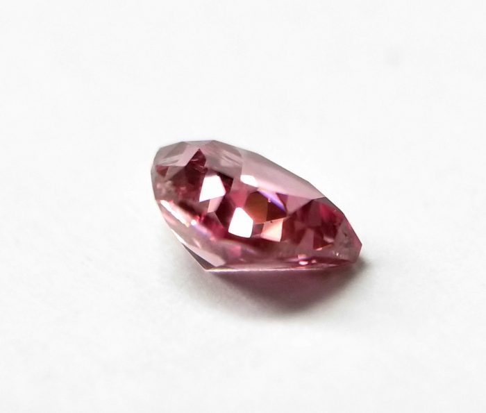 Real 0.26ct Natural Loose Fancy Intense Purplish Pink Color Diamond GIA Pear - Image 3